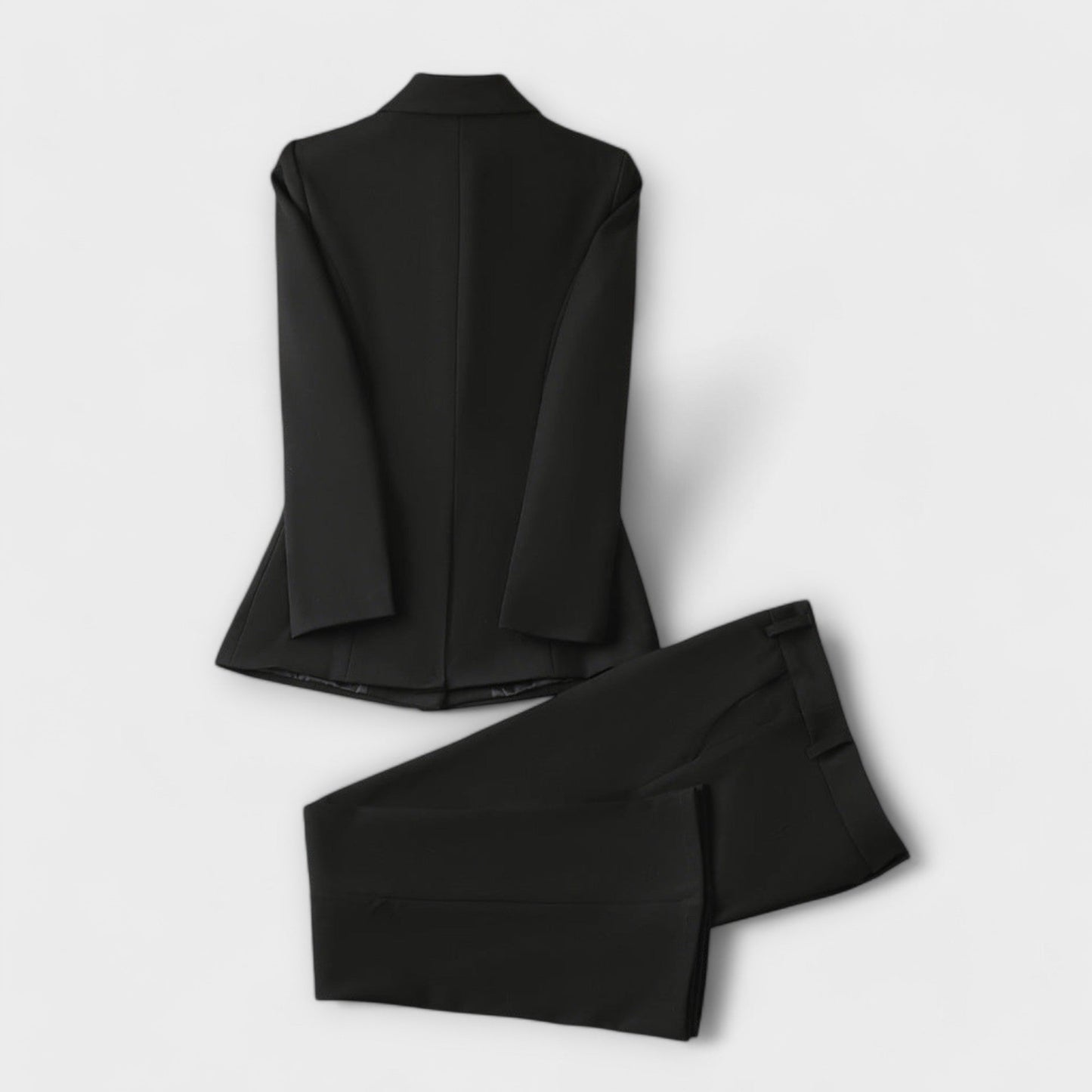 Salinair – White Tailored Suit with Gold Buttons