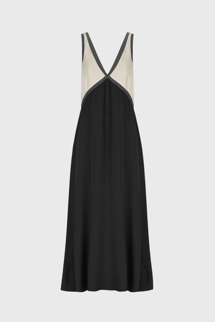 Boho Summer Dress with V-Neck