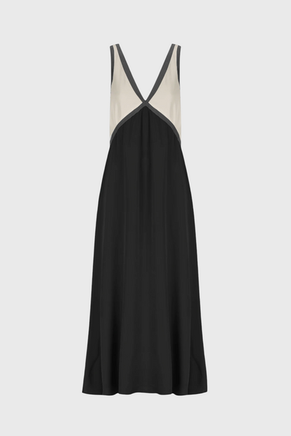 Boho Summer Dress with V-Neck
