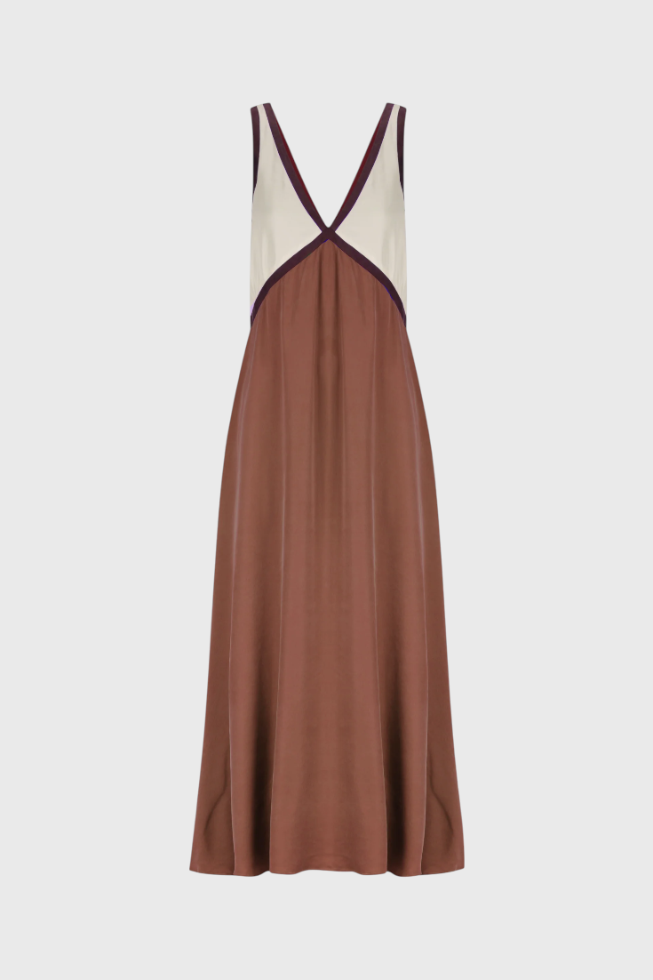 Boho Summer Dress with V-Neck