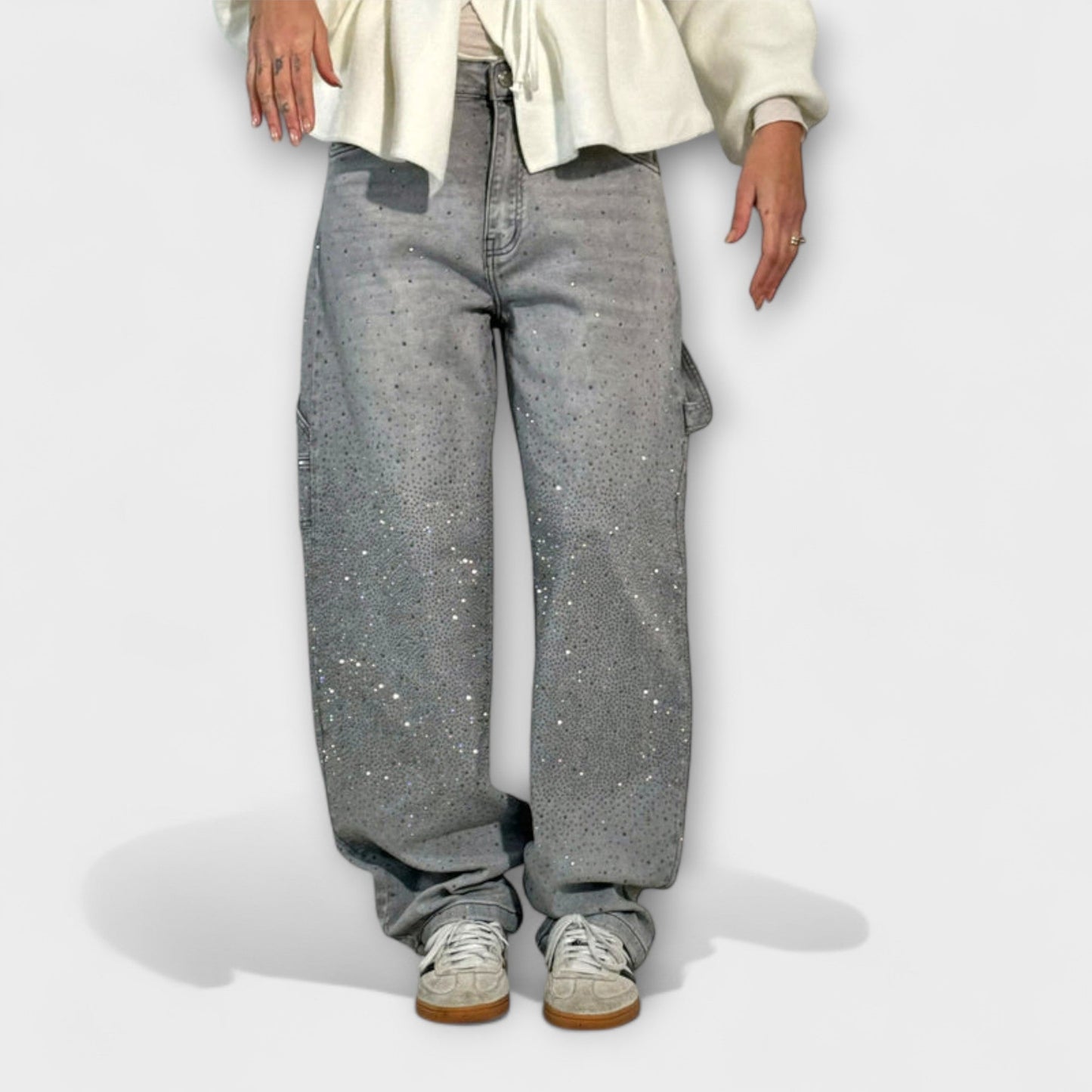 Balloon Carpenter Jeans for Women - Comfort and Unique Design