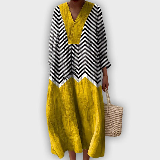 Elegant Geometric Leah Dress