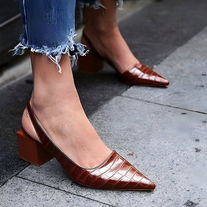 Lynn | Orthopedic Heels with Wide Toe
