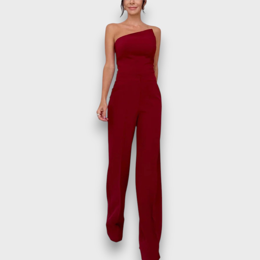 Koma – Asymmetrical Jump Suit in Quiet Balance