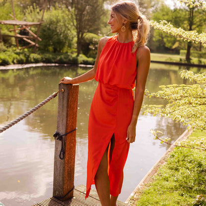 Lina™ | Elegant Midi Dress