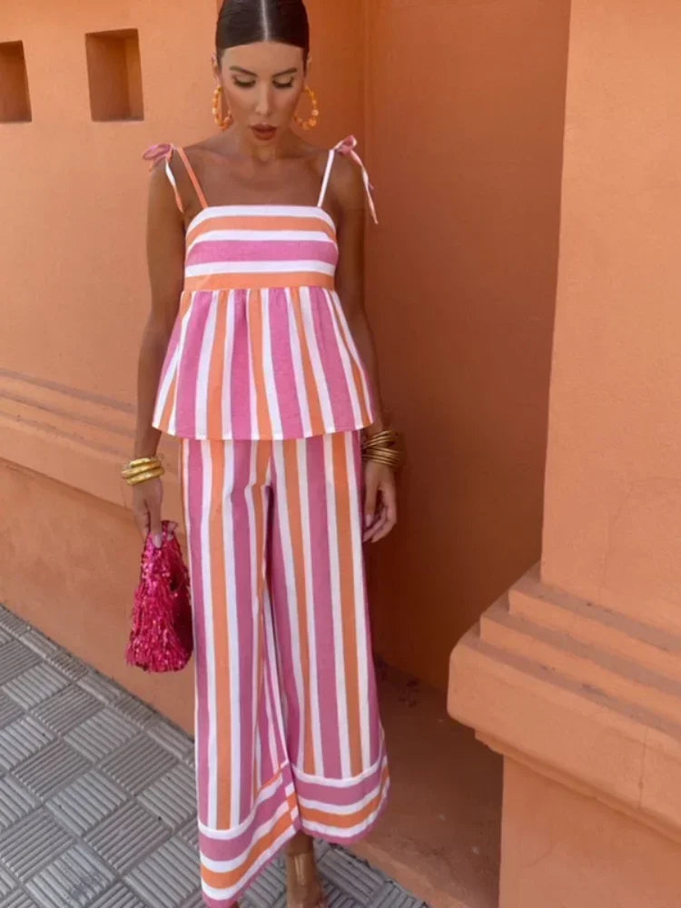 Hani - Printed Pantsuit for Summer