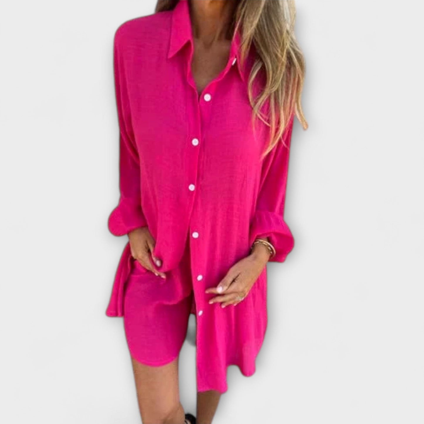 Serin – Two-Piece Summer Set with Oversized Shirt