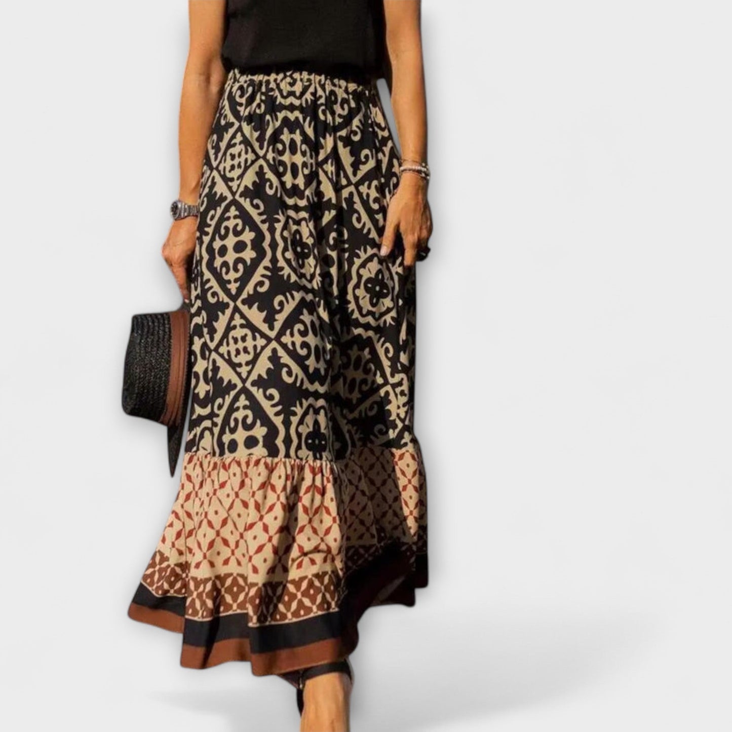 High-Waisted Summer Skirt for Women - Comfort and Elegance