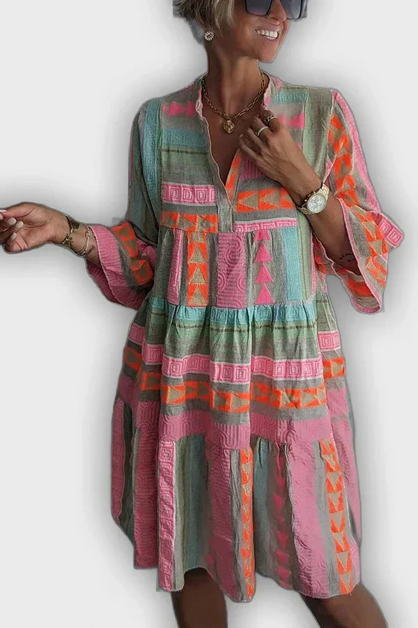 Julian Boho Layered Dress - Comfortable and Stylish