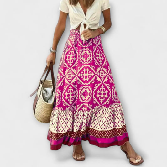 High-Waisted Summer Skirt for Women - Comfort and Elegance