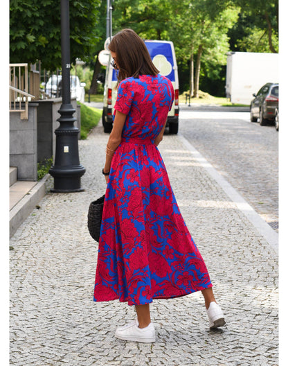 Amalia | Floral Midi Dress