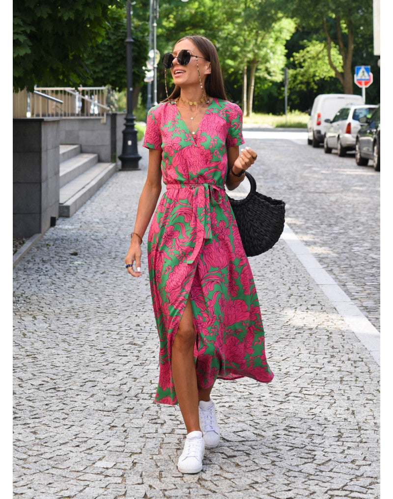 Amalia | Floral Midi Dress