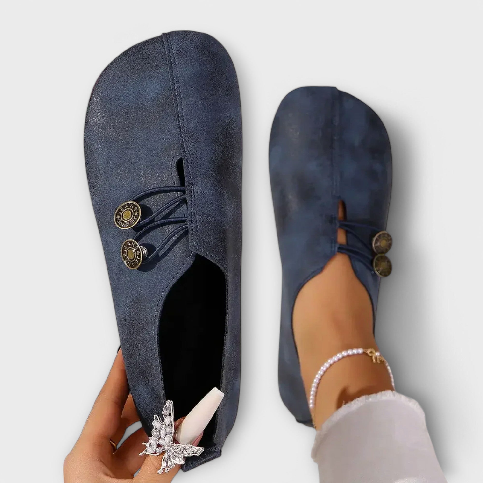 Naira Loafer Suede Shoes - Comfort and Elegance in Every Step