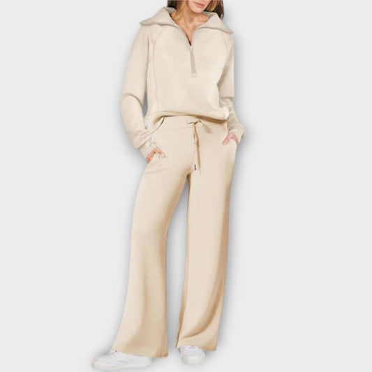 Aloria – Modern Cozy Set with Wide Legs