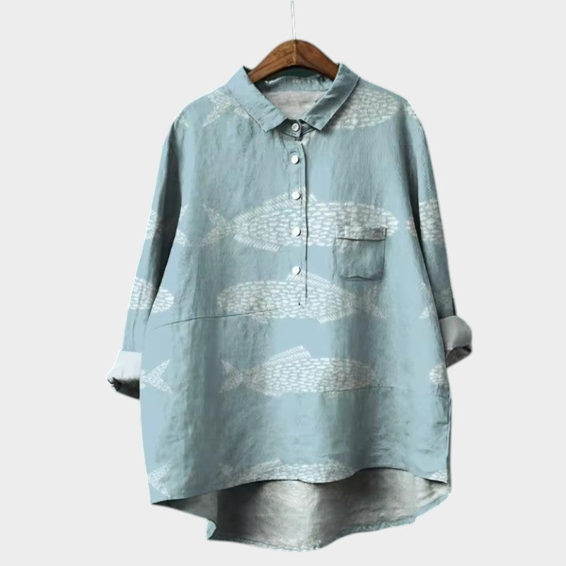VIOLETTA™  | Oversized Floral Blouse