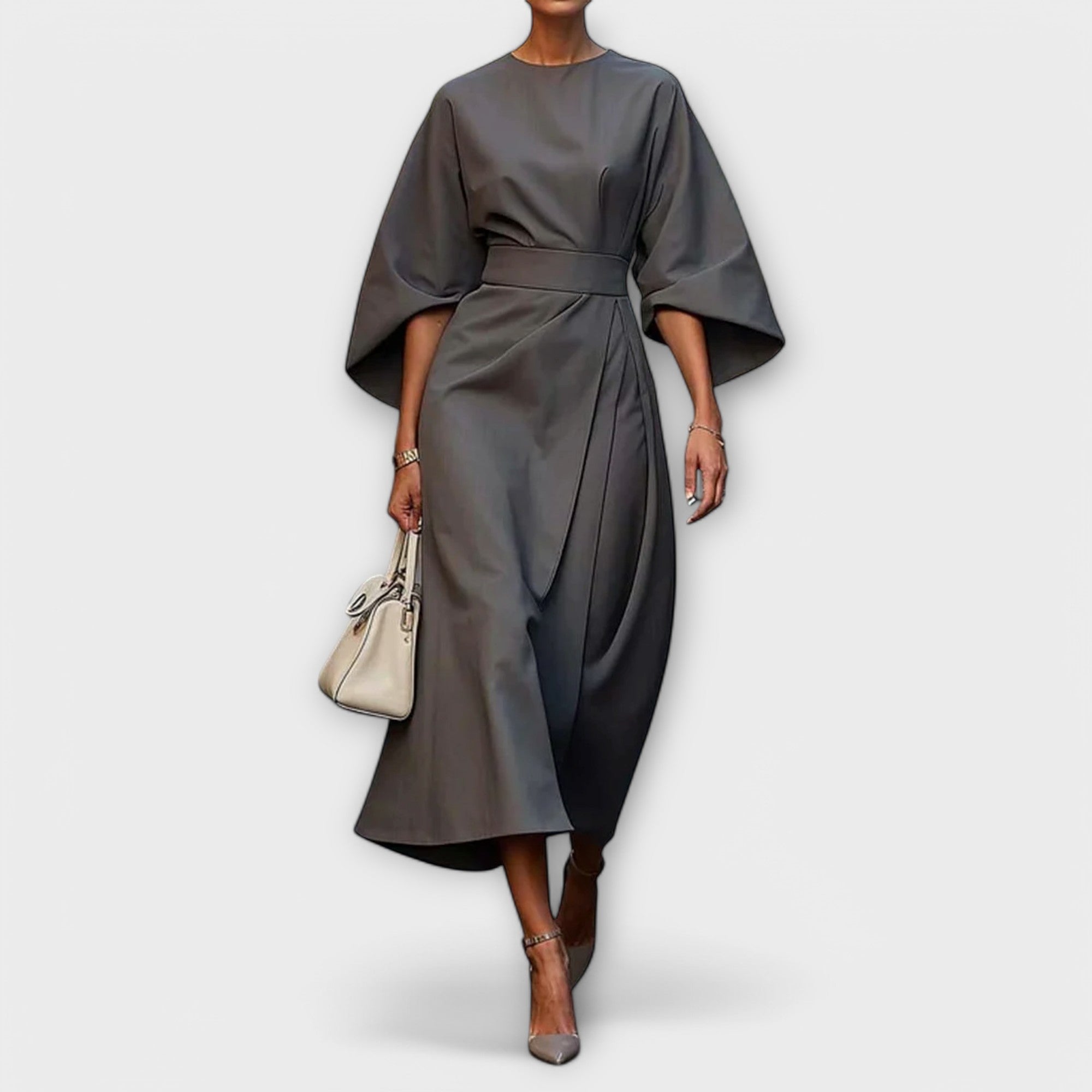 Sonia Elegant Dress with Long Sleeves