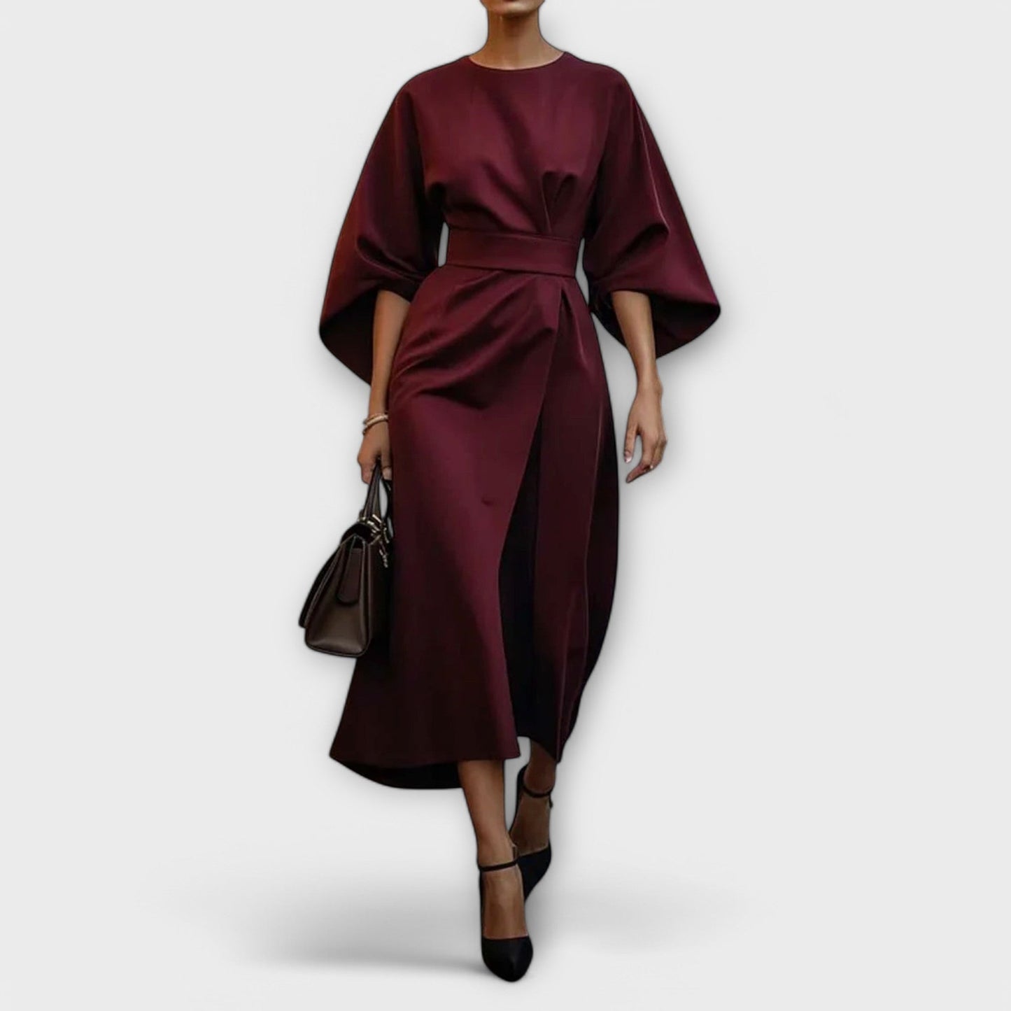 Sonia Elegant Dress with Long Sleeves