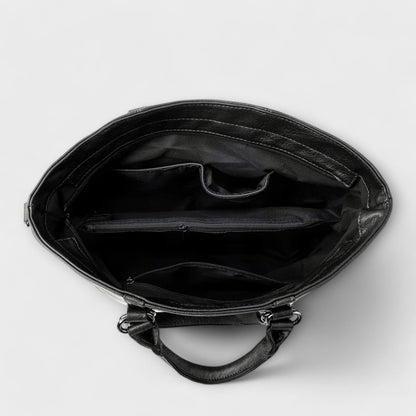 Laura Wide Leather Bag - An Elegant and Functional Bag
