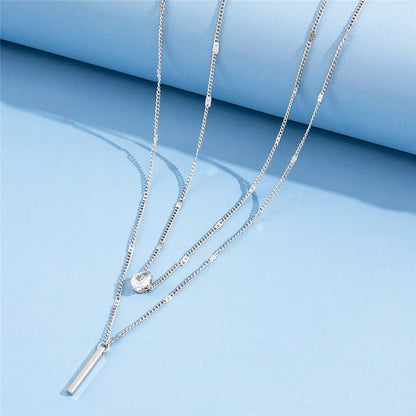 Vintage Collar Jewelry Set with Gold Pendants