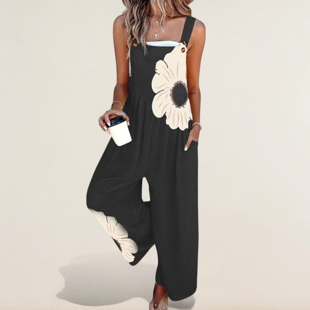 Comfortable Summer Sweater with Floral Pattern