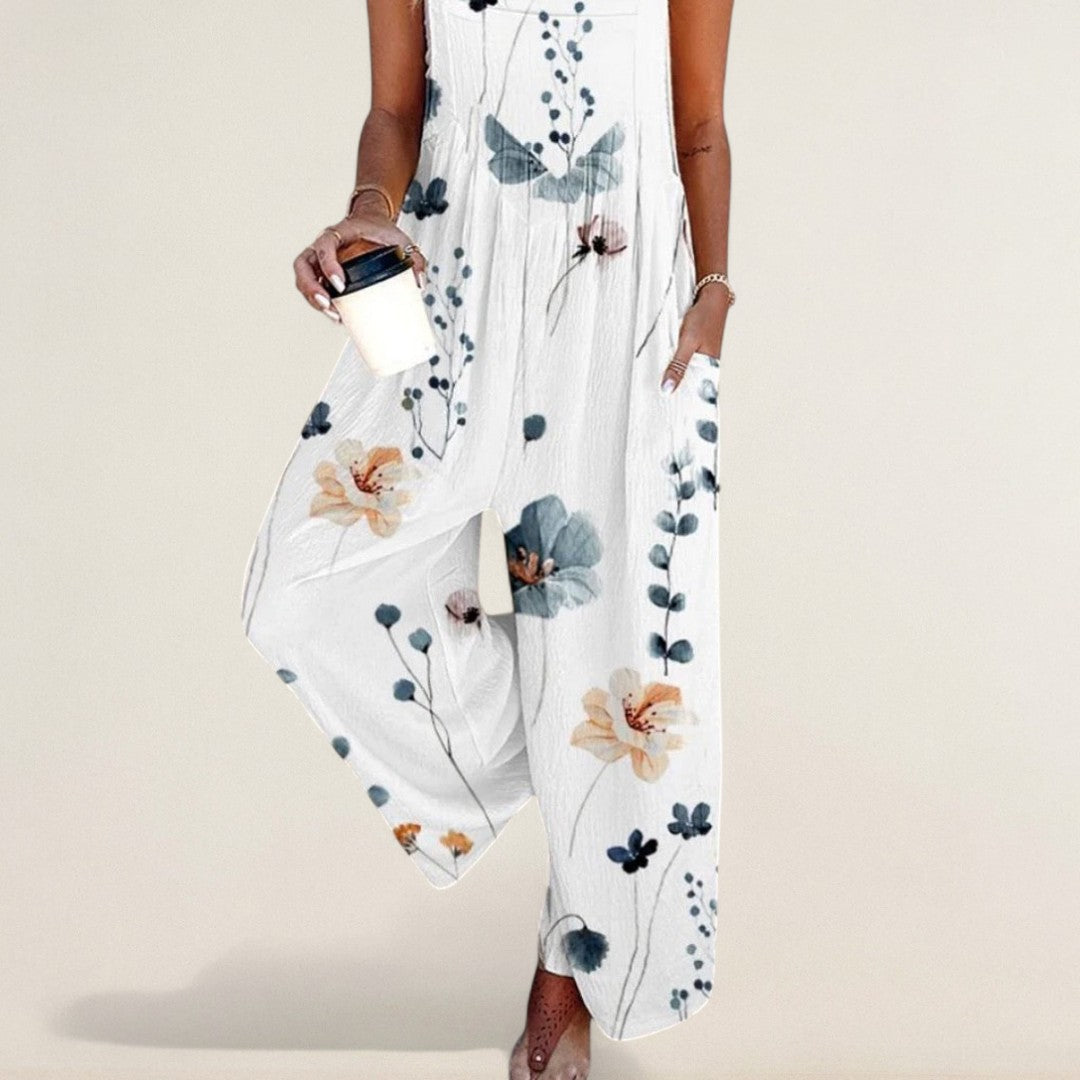 Comfortable Summer Sweater with Floral Pattern
