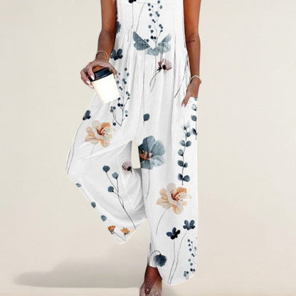 Comfortable Summer Sweater with Floral Pattern