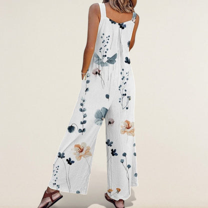 Comfortable Summer Sweater with Floral Pattern