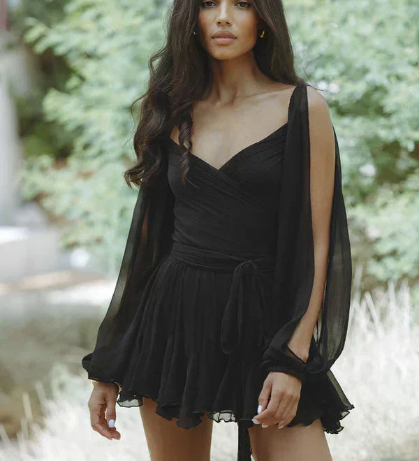 Lila | Playful Mini Dress with Puff Sleeves