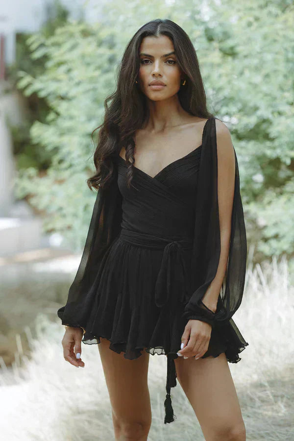 Lila | Playful Mini Dress with Puff Sleeves