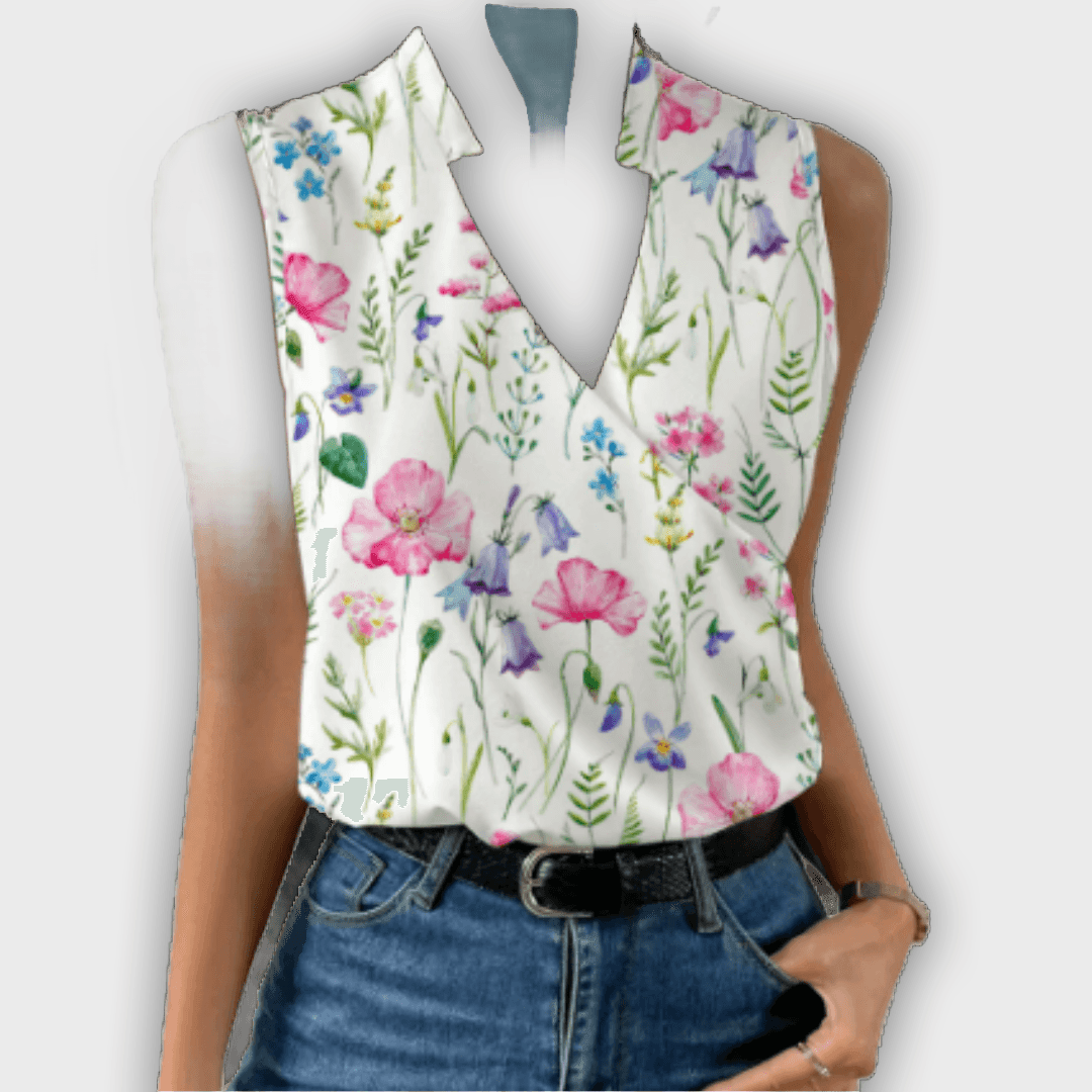 Summer V-Neck Top for Women