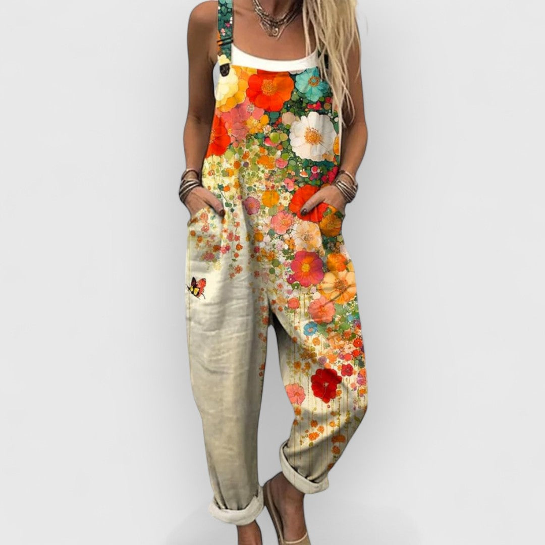 Esther | Handmade Vintage Floral Overall for a Unique Style