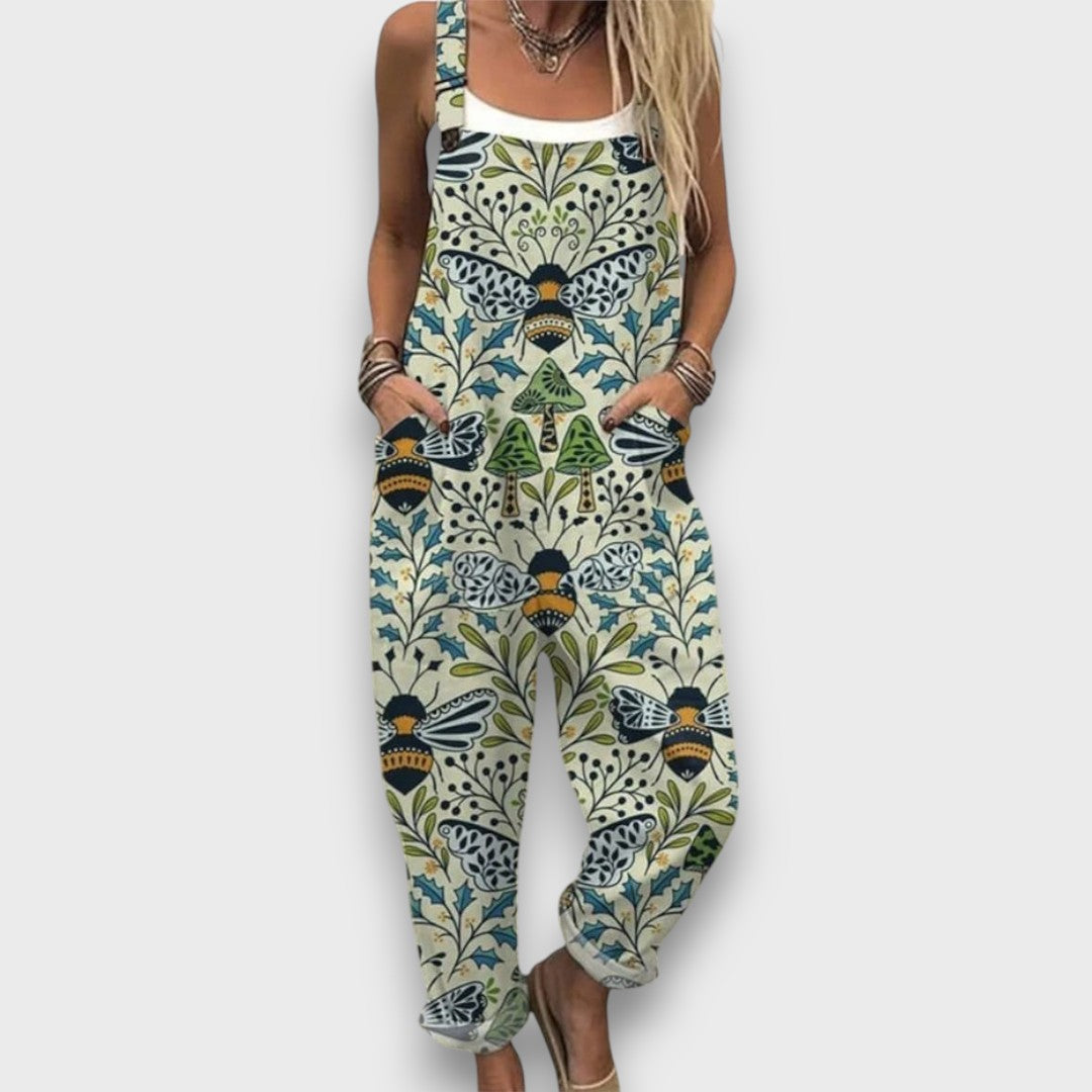 Maavi – Pants with a Bee Print and Summer Vibe