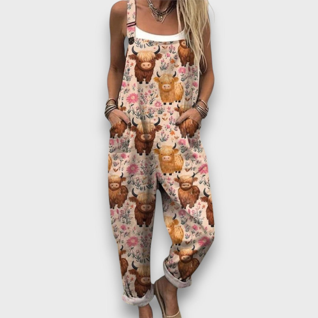 Maavi – Pants with a Bee Print and Summer Vibe