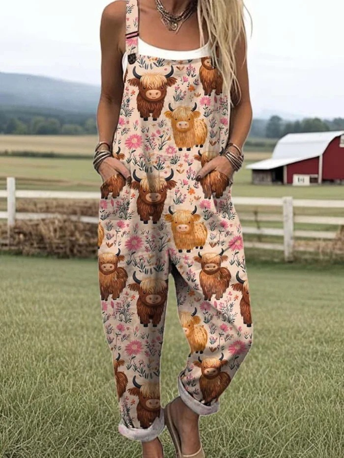 Summer Jeans for Women with Playful Print