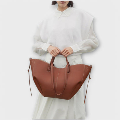 Stylish Italian Leather Handbag - Aura Bag