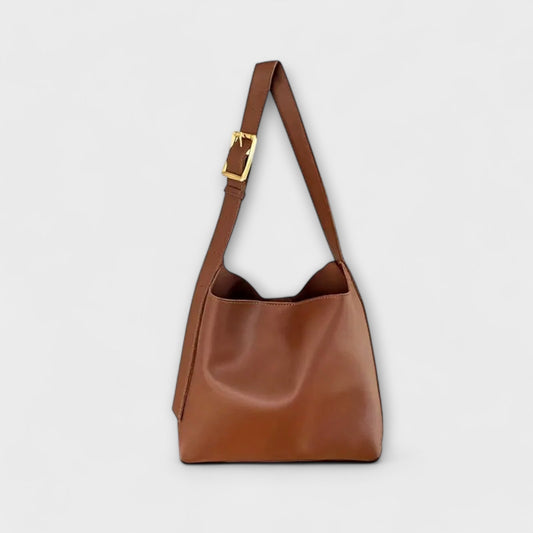 Elegant Shoulder Bag Made of PU Leather