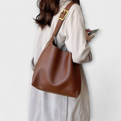 Elegant Shoulder Bag Made of PU Leather
