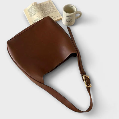 Elegant Shoulder Bag Made of PU Leather