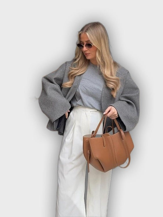 Stylish Carry Bag with Side Pleats