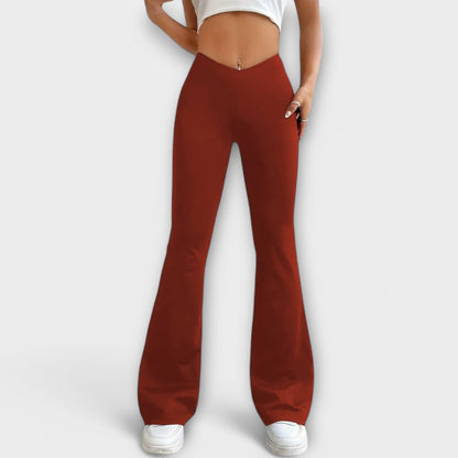 Wide Pants with an Expanding Silhouette