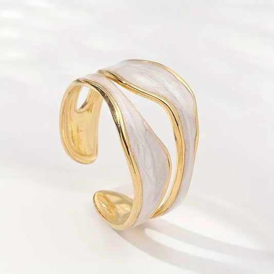 White Gold Antique Ring