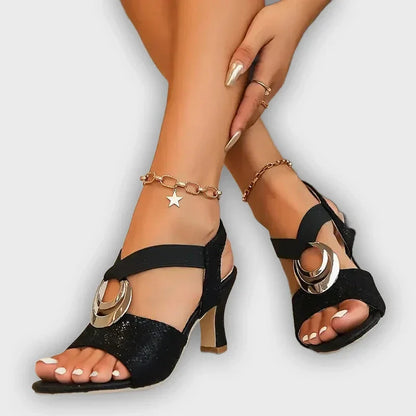 Elegant Rimchan Shoes with a Designed Buckle
