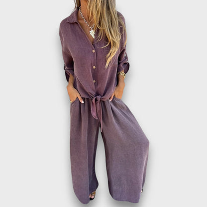 Soren – Set with Oversized Shirt and Wide Pants
