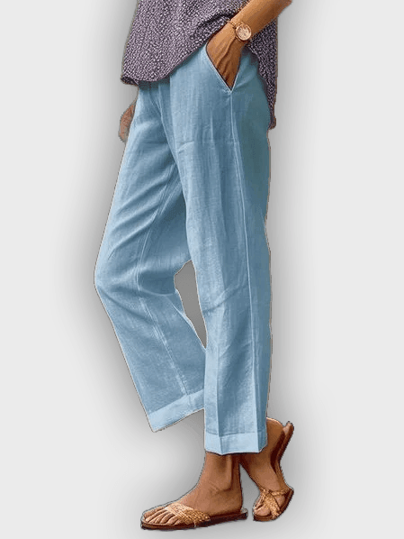 Comfortable Cotton and Linen Pants - Breathable with Relaxed Fit