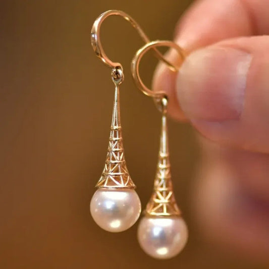 Luxury Vintage Pearl Earrings