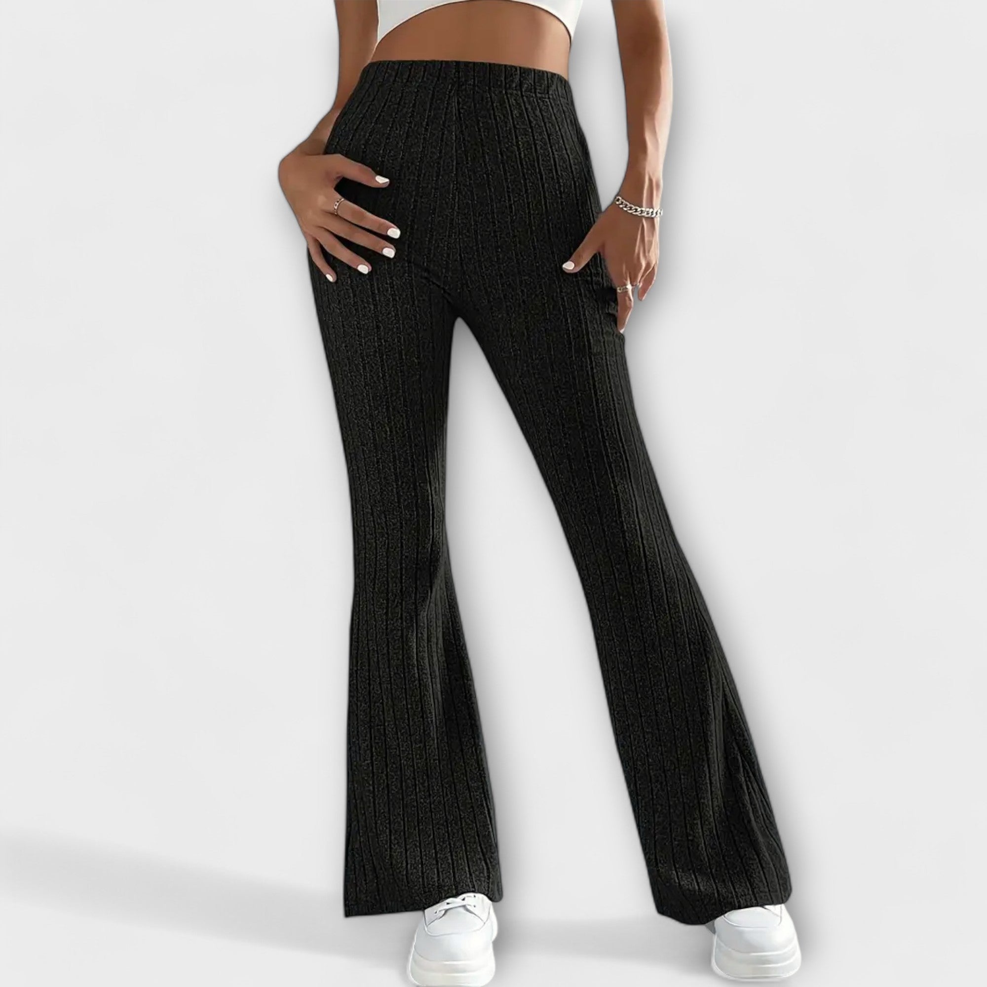 Elegant Women's Pants with Highlighted Cut