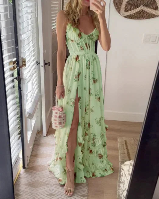 Sonia | Midi Dress with Floral Print