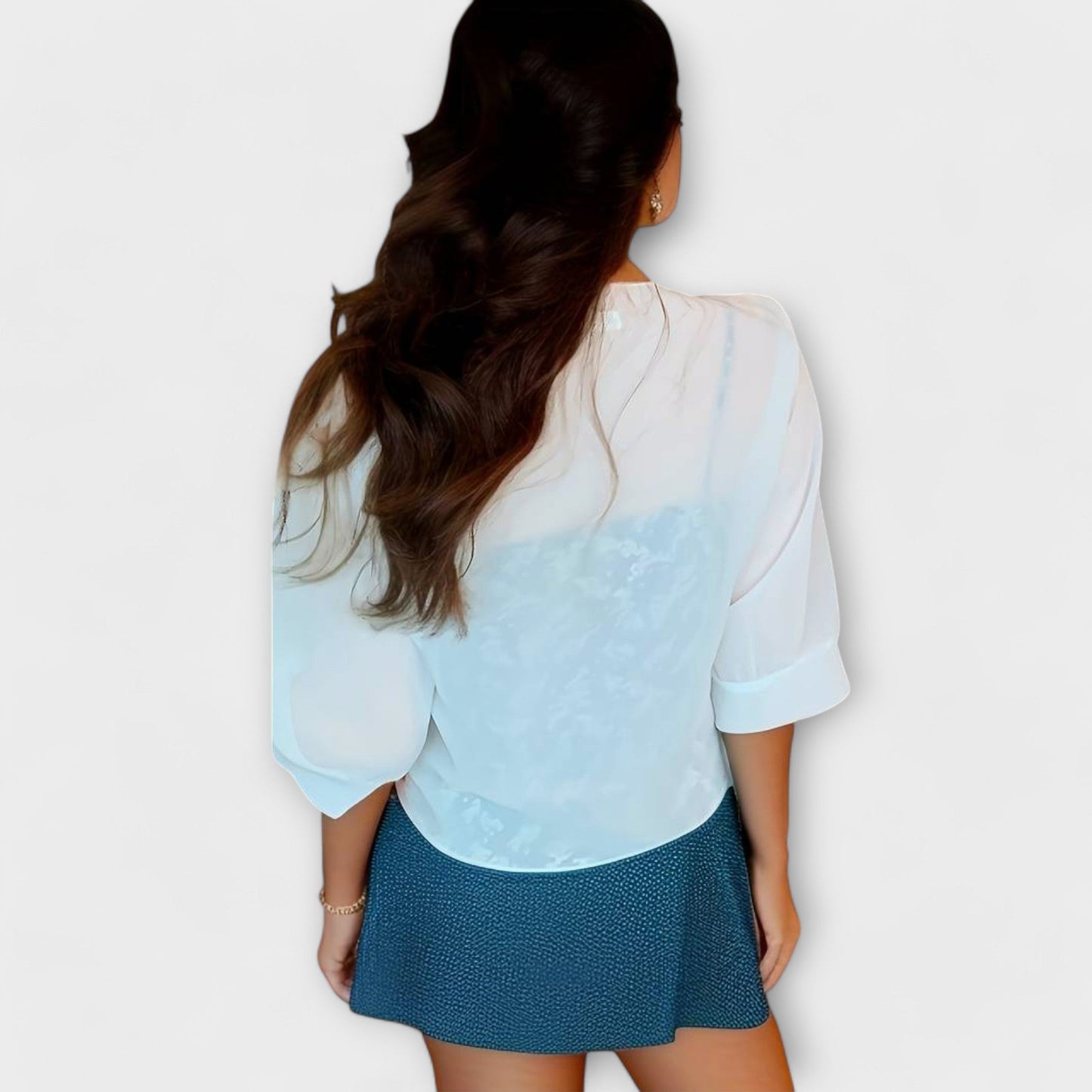 Olivia Open Front Shirt - Comfort and Elegance