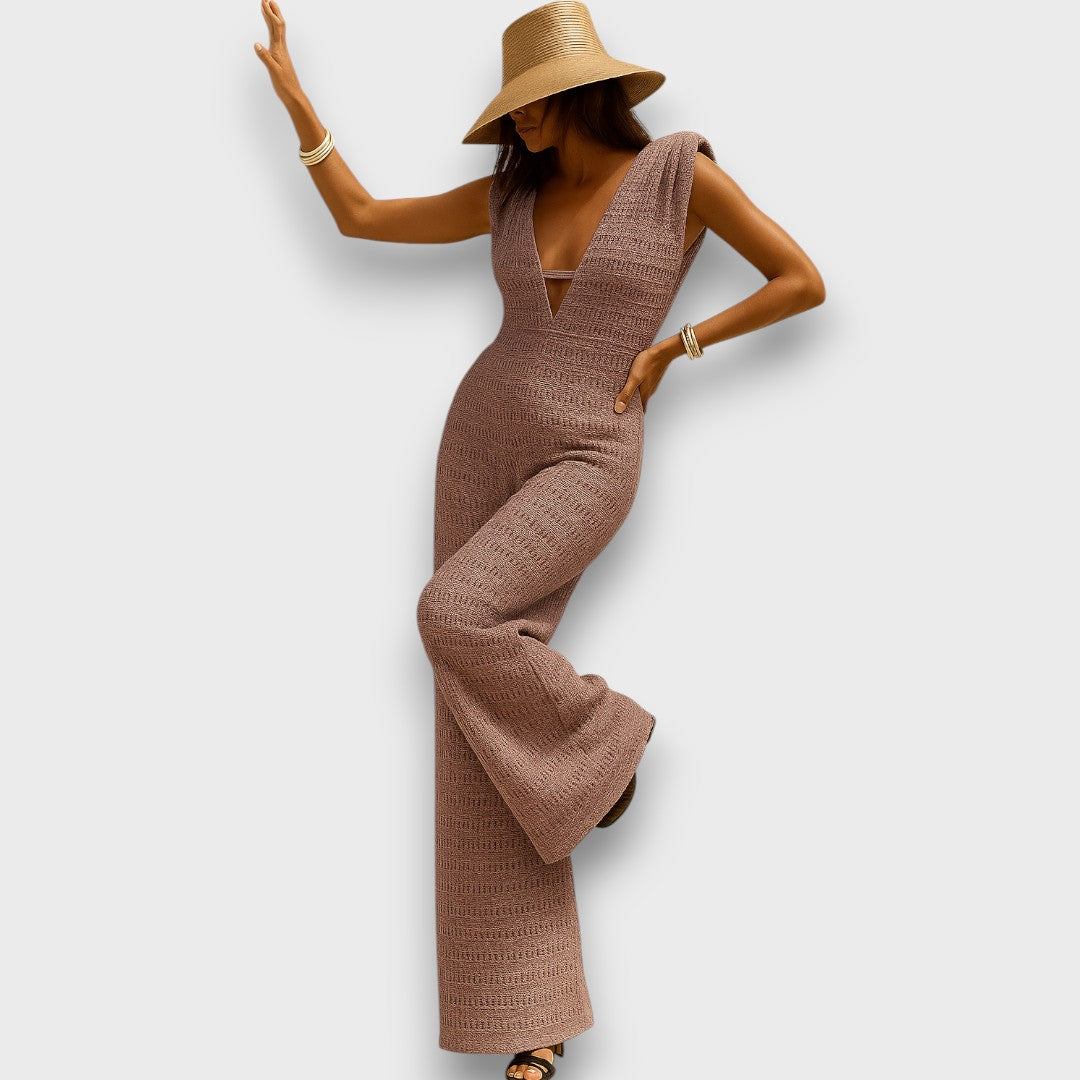 Aizlin – Summer Jumpsuit with Macrame Details