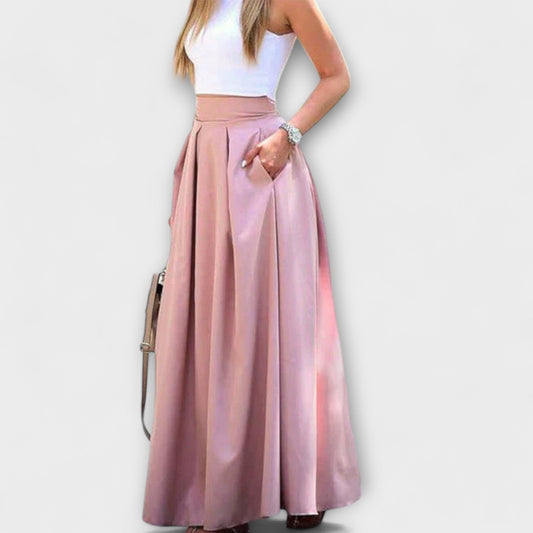 Elegant High-Waisted Maxi Skirt
